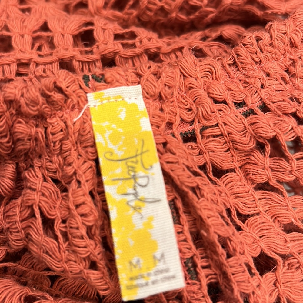 Free People Crocheted Loose Fitting Top - Picture 11 of 11
